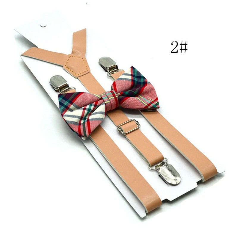 RAINIE SEAN Bőr nadrágtartó nadrág női férfi barna nadrágtartó csokornyakkendővel brit stílusú tömör unisex Y hátsó nadrágszíj