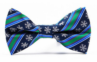 Új divatos csokornyakkendő piros sötétkék csíkos állati jacquard szabadidő állítható csokornyakkendő férfi karácsonyi partihoz nyakkendő kiegészítők ajándékok