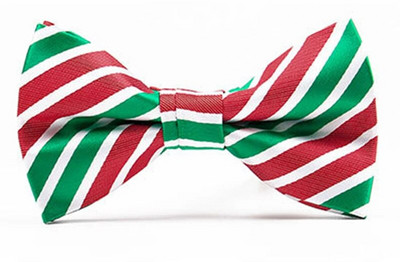 Új divatos csokornyakkendő piros sötétkék csíkos állati jacquard szabadidő állítható csokornyakkendő férfi karácsonyi partihoz nyakkendő kiegészítők ajándékok