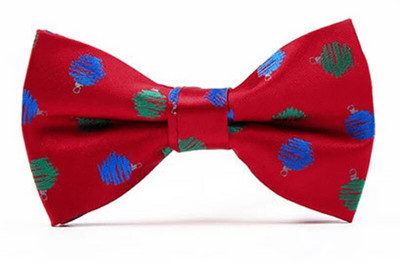 Új divatos csokornyakkendő piros sötétkék csíkos állati jacquard szabadidő állítható csokornyakkendő férfi karácsonyi partihoz nyakkendő kiegészítők ajándékok