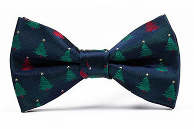 Új divatos csokornyakkendő piros sötétkék csíkos állati jacquard szabadidő állítható csokornyakkendő férfi karácsonyi partihoz nyakkendő kiegészítők ajándékok