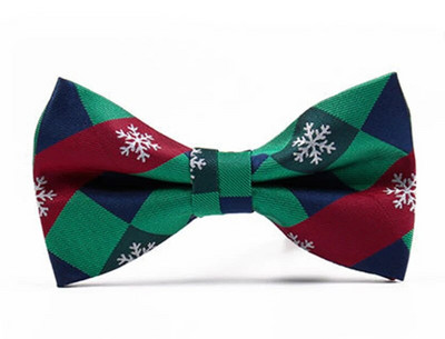 Új divatos csokornyakkendő piros sötétkék csíkos állati jacquard szabadidő állítható csokornyakkendő férfi karácsonyi partihoz nyakkendő kiegészítők ajándékok