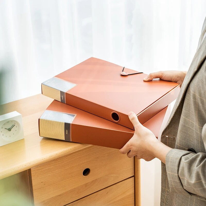 Blagajna za dokumente velikog kapaciteta A4 Uredski držač za datoteke Školsko stolno računalo Organizator Mapa s kopčom