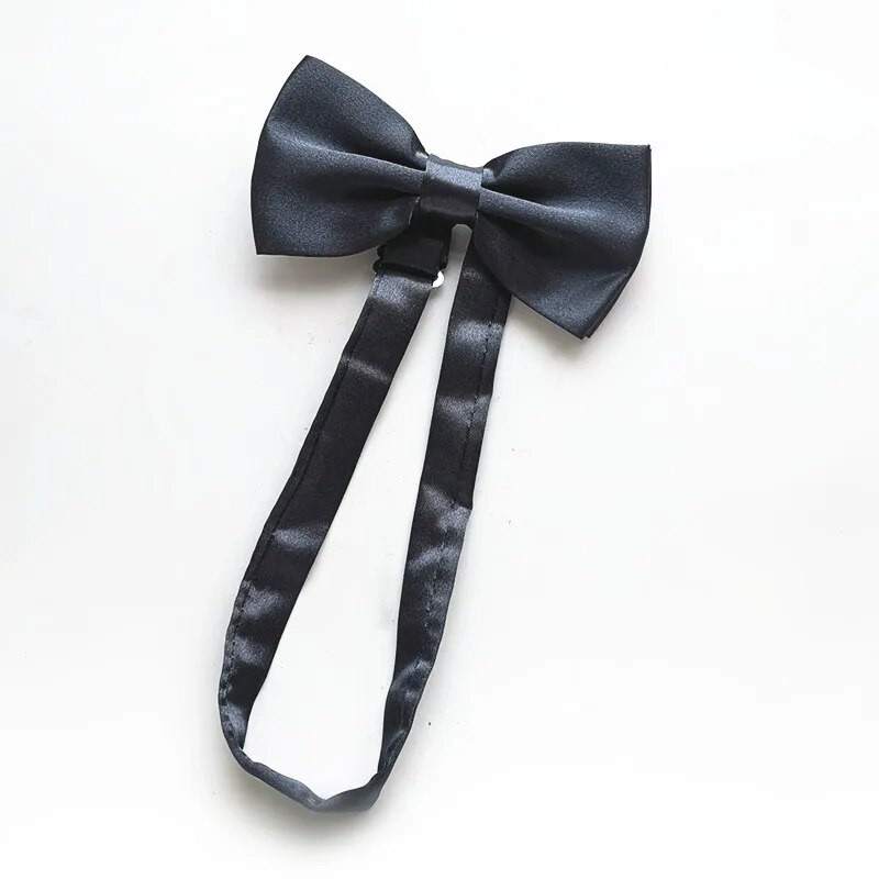 Tumši pelēks ar punktu Vīriešu piekarināmo tauriņu komplekti ar augstu elastīgu regulējamu lencēm tauriņu komplekts Pieaugušām sievietēm Kāzu dizainers LB059