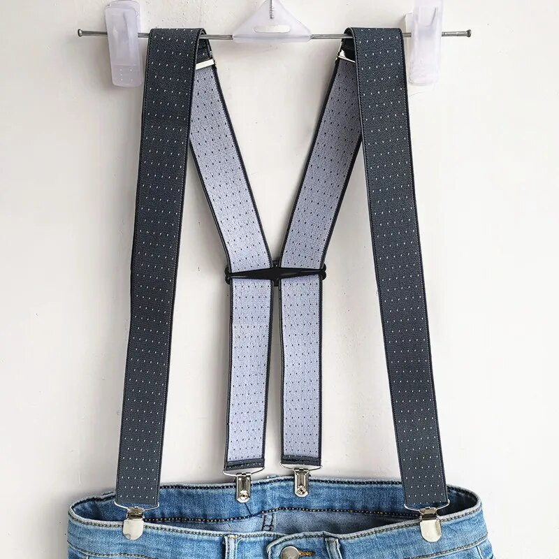 Tamno siva s točkicama Muški set leptir leptir leptir kravate Safe Connect kopče naramenice leptir leptir leptir leptir leptir set košulja za odrasle žene LB066