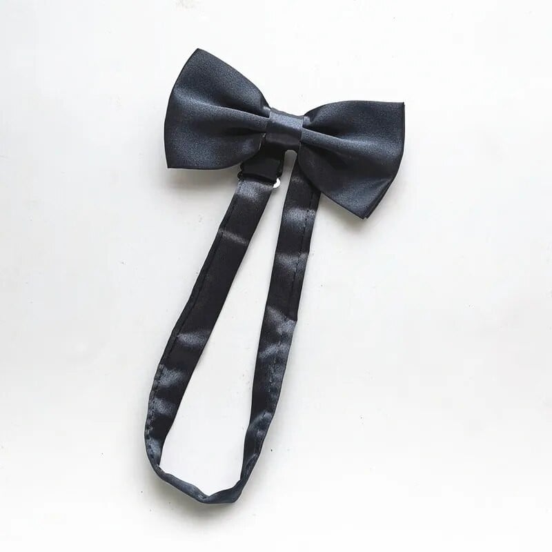 Tamno siva s točkicama Muški set leptir leptir leptir kravate Safe Connect kopče naramenice leptir leptir leptir leptir leptir set košulja za odrasle žene LB066