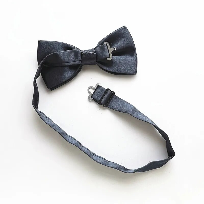 Tamno siva s točkicama Muški set leptir leptir leptir kravate Safe Connect kopče naramenice leptir leptir leptir leptir leptir set košulja za odrasle žene LB066