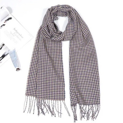 Naiste ruuduline trükisega talvesall, soe daami kašmiirist pashmina sallid, naiste kaelalõimed.