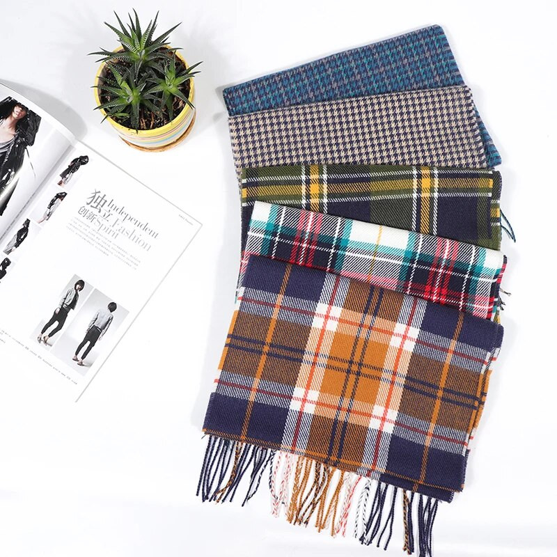 Naiste ruuduline trükisega talvesall, soe daami kašmiirist pashmina sallid, naiste kaelalõimed.