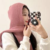 Jauni rudens ziemas trikotāžas sieviešu šalles kašmira pončo siltas modes apmetņi ar kapuci dāmu augstas kvalitātes šalles sievietēm