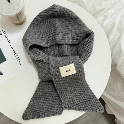 Jauni rudens ziemas trikotāžas sieviešu šalles kašmira pončo siltas modes apmetņi ar kapuci dāmu augstas kvalitātes šalles sievietēm