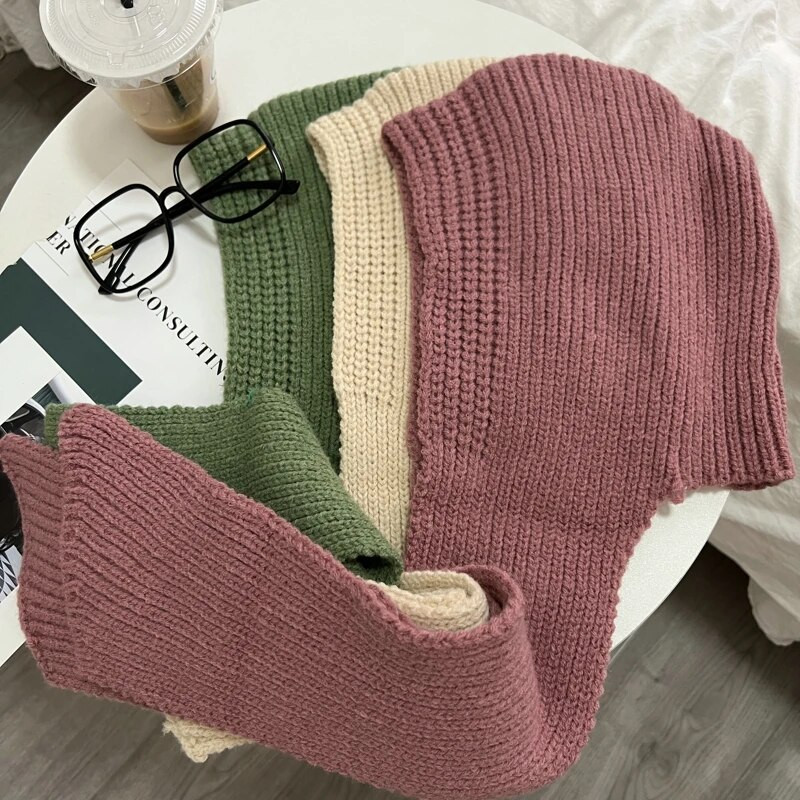 Jauni rudens ziemas trikotāžas sieviešu šalles kašmira pončo siltas modes apmetņi ar kapuci dāmu augstas kvalitātes šalles sievietēm