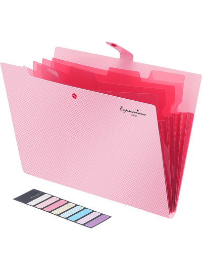 Harmonika mapa s datotekama, mapa s 5 džepova, prijenosna proširiva mapa s naljepnicama, proširivi organizator mapa