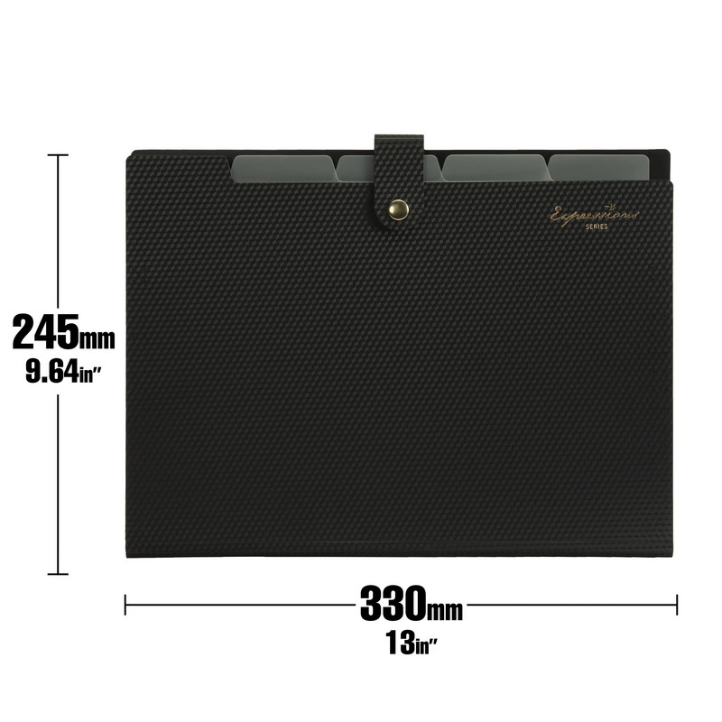 Harmonika mapa s datotekama, mapa s 5 džepova, prijenosna proširiva mapa s naljepnicama, proširivi organizator mapa
