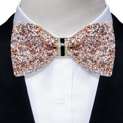 Jedinstvene zelene svjetlucave leptir-mašne s dijamantnim vrhom za muškarce, unaprijed zavezane leptir-mašne sa šljokicama i podesivom duljinom - ogroman dar