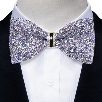 Jedinstvene zelene svjetlucave leptir-mašne s dijamantnim vrhom za muškarce, unaprijed zavezane leptir-mašne sa šljokicama i podesivom duljinom - ogroman dar