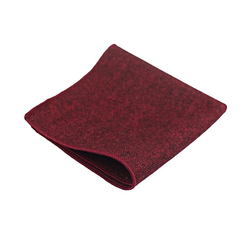 Augstas kvalitātes lakatiņu šalles biznesa kostīms Hankies vilnas gadījuma vīriešu kabatas kvadrātveida cietie kabatlakatiņi kāzām 23*23cm