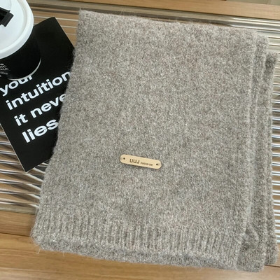 Novi pleteni ženski jednobojni šal, zimski ženski vintage elegantni crveni jednobojni šal, omotani šal za žene