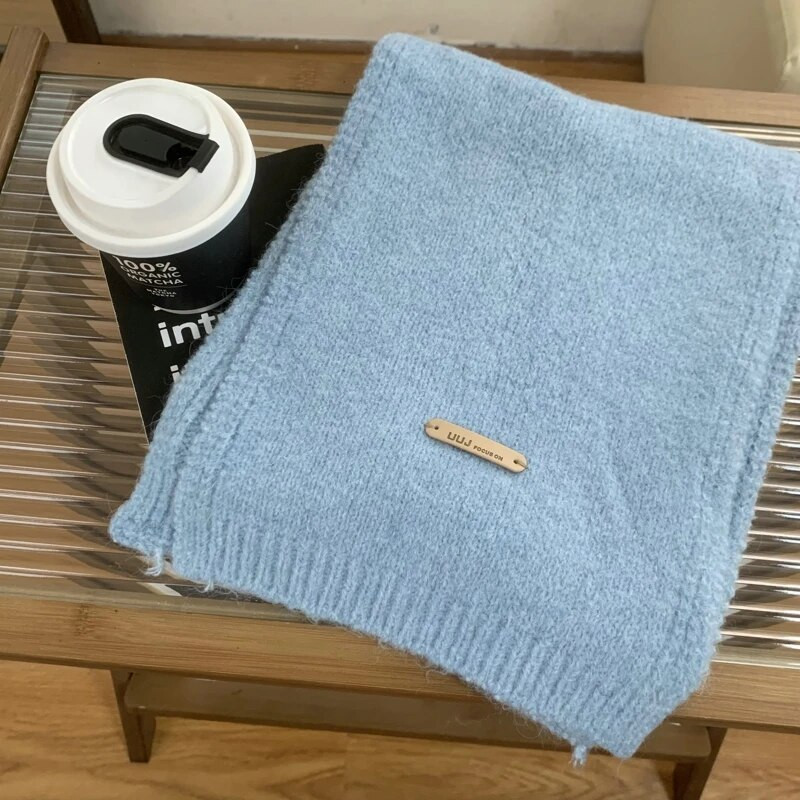 Novi pleteni ženski jednobojni šal, zimski ženski vintage elegantni crveni jednobojni šal, omotani šal za žene