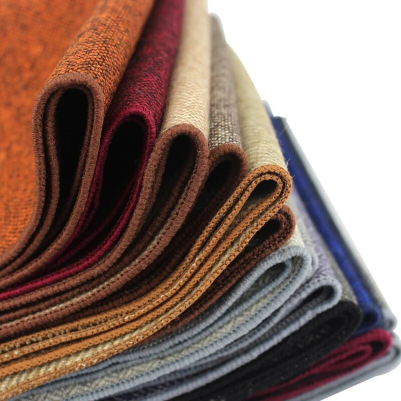 Jesen Zima Vuneni džepni rupčić za muško odijelo Klasične jednobojne maramice za vjenčanje Dodaci za odijelo