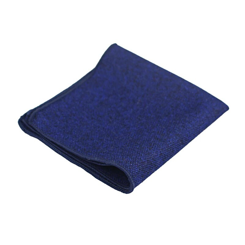 Jesen Zima Vuneni džepni rupčić za muško odijelo Klasične jednobojne maramice za vjenčanje Dodaci za odijelo