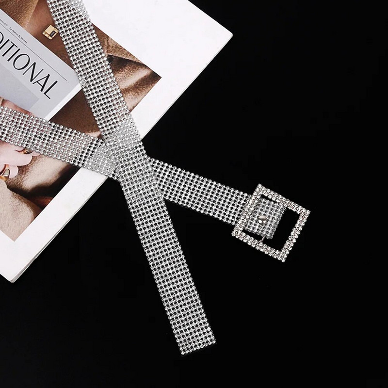 Ženski dijamantni pojasevi Prekrasni sjajni dijamantni pojasevi Ženski modni pojasevi Kaput Haljina Odjevni ukrasi