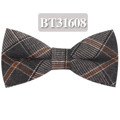 Modna leptir-mašna za muškarce Klasična karirana leptir-mašna za poslovno vjenčanje S mašnom za odrasle Pamučne muške leptir-mašne Kravate Zeleno-plava kravata