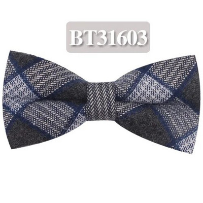 Modna leptir-mašna za muškarce Klasična karirana leptir-mašna za poslovno vjenčanje S mašnom za odrasle Pamučne muške leptir-mašne Kravate Zeleno-plava kravata