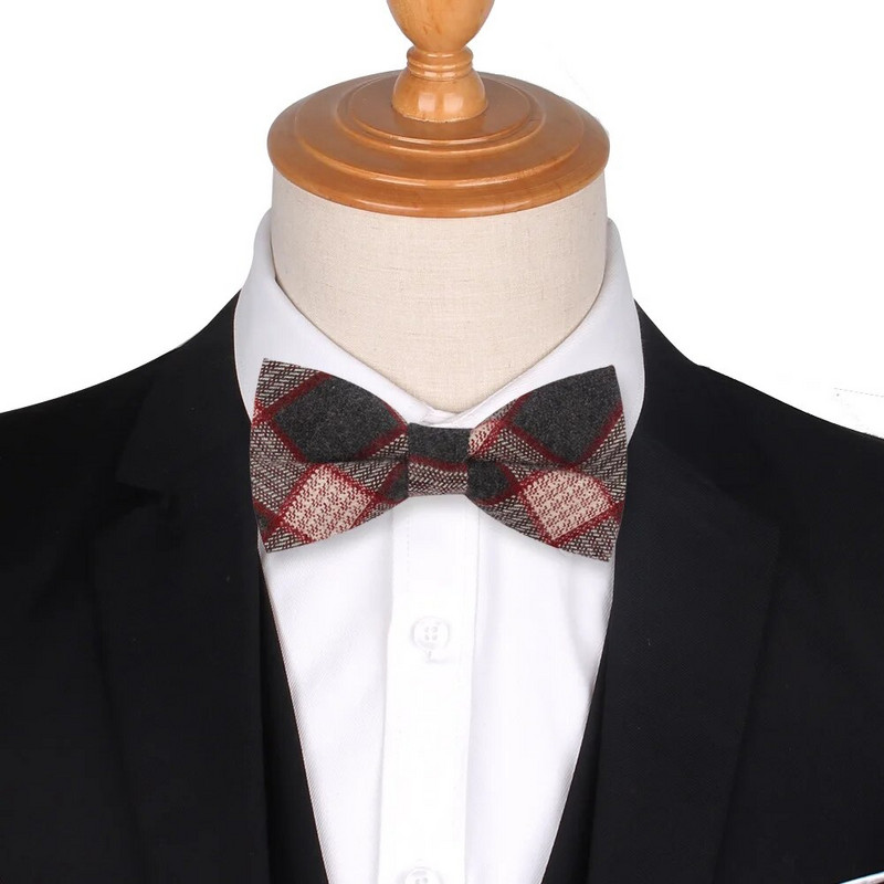 Modna leptir-mašna za muškarce Klasična karirana leptir-mašna za poslovno vjenčanje S mašnom za odrasle Pamučne muške leptir-mašne Kravate Zeleno-plava kravata