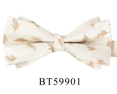 NOVA Vjenčana leptir-mašna Smeđa leptir-mašna za muškarce Žene Leptir-mašna čvor za odrasle Muške leptir-mašne Kravate Party Prugaste leptir-mašne za darove