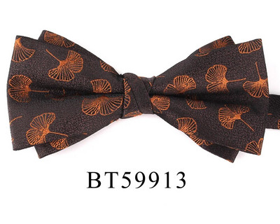 NOVA Vjenčana leptir-mašna Smeđa leptir-mašna za muškarce Žene Leptir-mašna čvor za odrasle Muške leptir-mašne Kravate Party Prugaste leptir-mašne za darove