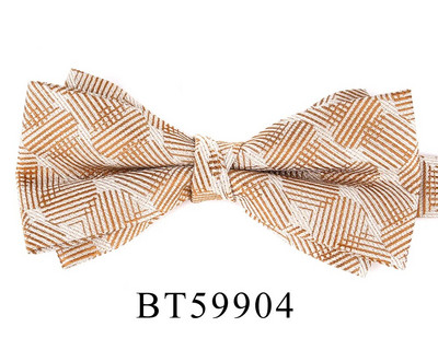 NOVA Vjenčana leptir-mašna Smeđa leptir-mašna za muškarce Žene Leptir-mašna čvor za odrasle Muške leptir-mašne Kravate Party Prugaste leptir-mašne za darove