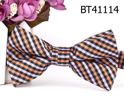 Karirana leptir-mašna Jacquard tkana leptir-mašna Za muškarce Žene Leptir-mašna s čvorom Leptir-mašne za odrasle Kravata Kumove Leptir-mašne za vjenčanje Muška odjeća oko vrata