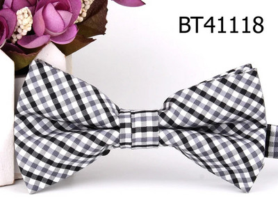 Karirana leptir-mašna Jacquard tkana leptir-mašna Za muškarce Žene Leptir-mašna s čvorom Leptir-mašne za odrasle Kravata Kumove Leptir-mašne za vjenčanje Muška odjeća oko vrata