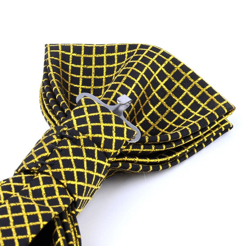 Karirana leptir-mašna Jacquard tkana leptir-mašna Za muškarce Žene Leptir-mašna s čvorom Leptir-mašne za odrasle Kravata Kumove Leptir-mašne za vjenčanje Muška odjeća oko vrata