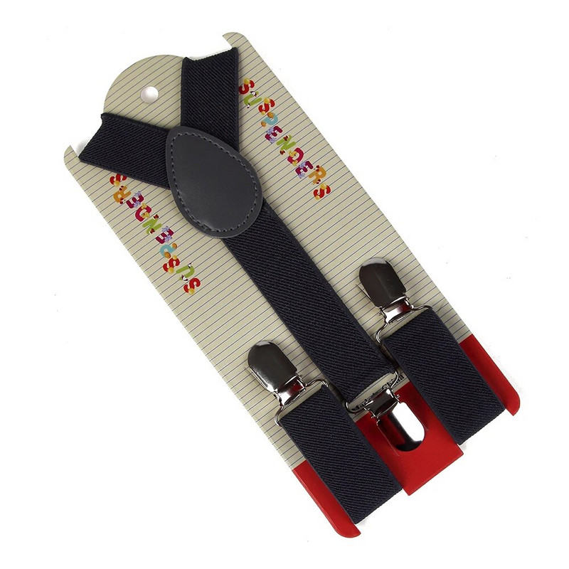 Dječji set leptir mašna na tregere Dječaci Djevojčice 2,5 cm široke smeđe leptir leptir naramenice Dječje naramenice