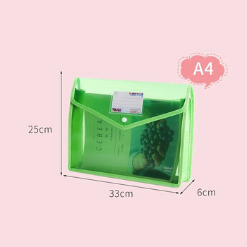 Φάκελος για έγγραφα File Folder Stationery Storage Folder Waterproof File Organizer Pvc Bag Portfolio Paper Storage