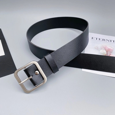 PU bőr öv női négyszögletes csatos csatos farmer fekete öv elegáns luxusmárka női vintage pántos női derékpánt 2022