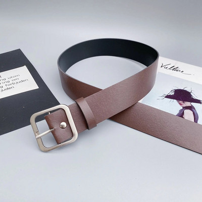 PU bőr öv női négyszögletes csatos csatos farmer fekete öv elegáns luxusmárka női vintage pántos női derékpánt 2022