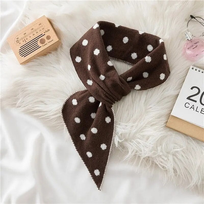 Zima Biciklizam na otvorenom Hladna dvostrana točkica Podebljani vuneni pleteni šal Križni vrat Zaštita Lažni ovratnik Ženski topli šal T22