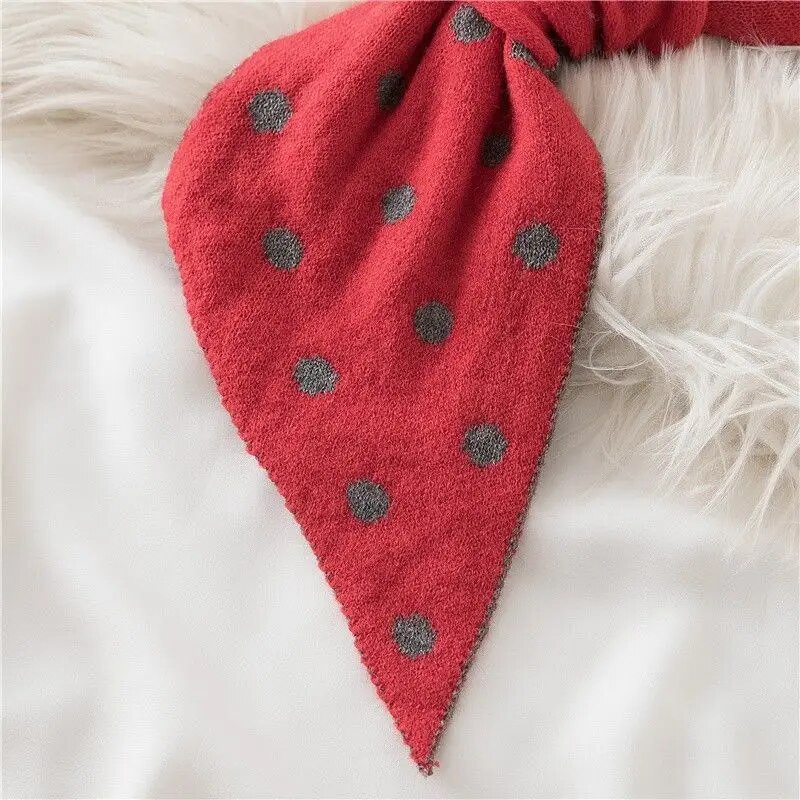 Zima Biciklizam na otvorenom Hladna dvostrana točkica Podebljani vuneni pleteni šal Križni vrat Zaštita Lažni ovratnik Ženski topli šal T22