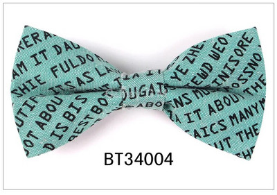 Modes Kokvilna Vīriešu tauriņi Ikdienas krekli Taurete Vīriešiem Sieviešu tauriņš Pieaugušajiem Apdrukāta Burtu tauriņi Kravati Kāzu tauriņi