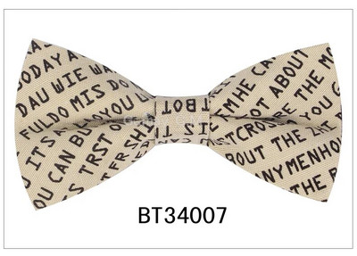 Modes Kokvilna Vīriešu tauriņi Ikdienas krekli Taurete Vīriešiem Sieviešu tauriņš Pieaugušajiem Apdrukāta Burtu tauriņi Kravati Kāzu tauriņi