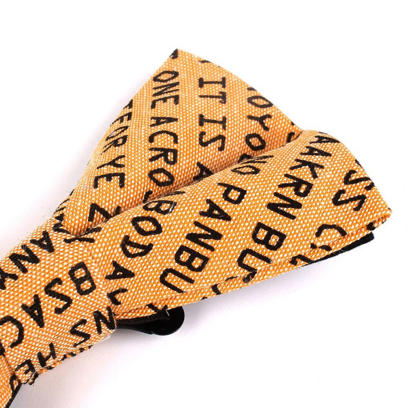 Modes Kokvilna Vīriešu tauriņi Ikdienas krekli Taurete Vīriešiem Sieviešu tauriņš Pieaugušajiem Apdrukāta Burtu tauriņi Kravati Kāzu tauriņi