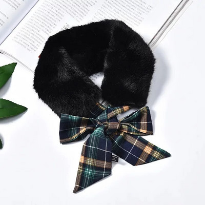 Jesen Zima Djevojački vuneni karirani šal Dječji šalovi od kašmira Široki rešetkasti dugi šal Umotana deka Topla kapa