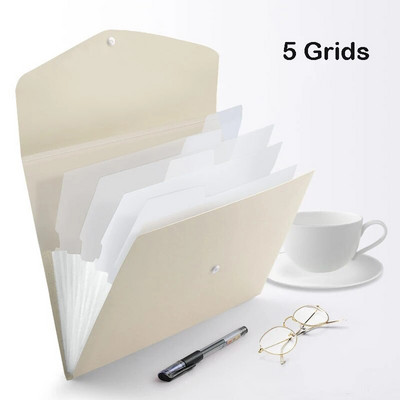 A4 papīrs 13 režģi Mape Rokas daudzfunkciju failu mape Orgānu kastīte Organizators Uzglabāšanas turētājs Biroja dokumentu glabāšanas rīki