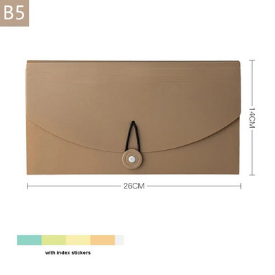 A4 papīrs 13 režģi Mape Rokas daudzfunkciju failu mape Orgānu kastīte Organizators Uzglabāšanas turētājs Biroja dokumentu glabāšanas rīki