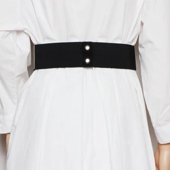 Ζώνες μόδας πολυτελείας για γυναίκες με φαρδιά σφραγίδα μέσης ελαστικό διαμάντι διακοσμητικό φόρεμα με ζώνη Σχεδιαστής μπουφάν