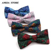 Nove cvjetne leptir-mašne Kravate s printom ruža Leptir-mašna Zelena Bule Mašna-čvor Kravate za muškarce Poslovna odijela za vjenčanja Šareni leptir Crava