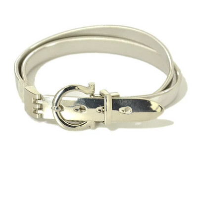 Ženski remen od legure, dame, djevojke, mršave, punk, elastični remen, pojas za haljinu, modni zlatni/srebrni dodaci za traperice